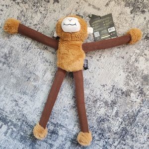 NANDOG Pet Gear MY BFF MONKEY BUNGEE DOG TOY (Brown) NWT 🐾💛